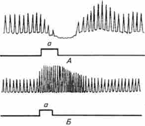 ���������� ����� ��� ����������� ���������� (�) � ������������ (�) �����; � - ������ �������������